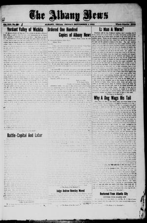 The Albany News (Albany, Tex.), Vol. [42], No. [1], Ed. 1 Friday, September 4, 1925
