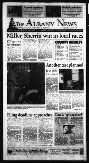 The Albany News (Albany, Tex.), Vol. 132, No. 41, Ed. 1 Thursday, March 6, 2008