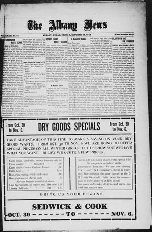 The Albany News (Albany, Tex.), Vol. 32, No. 21, Ed. 1 Friday, October 29, 1915
