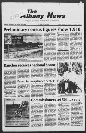 The Albany News (Albany, Tex.), Vol. 115, No. 13, Ed. 1 Thursday, September 6, 1990