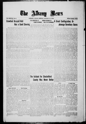 The Albany News (Albany, Tex.), Vol. 37, No. 9, Ed. 1 Friday, August 13, 1920