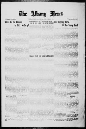 The Albany News (Albany, Tex.), Vol. 37, No. 16, Ed. 1 Friday, October 1, 1920