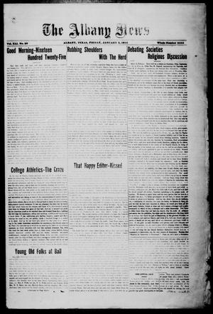 Primary view of The Albany News (Albany, Tex.), Vol. 41, No. [25], Ed. 1 Friday, January 2, 1925
