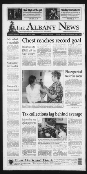 The Albany News (Albany, Tex.), Vol. 133, No. 32, Ed. 1 Thursday, January 1, 2009
