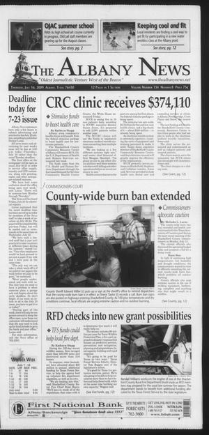 The Albany News (Albany, Tex.), Vol. 134, No. 8, Ed. 1 Thursday, July 16, 2009