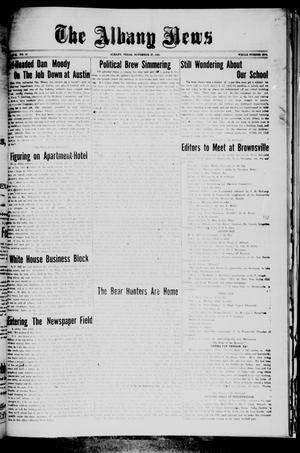The Albany News (Albany, Tex.), Vol. 42, No. [13], Ed. 1 Friday, November 27, 1925