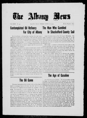 The Albany News (Albany, Tex.), Vol. 35, No. 45, Ed. 1 Friday, April 18, 1919
