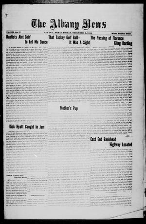 The Albany News (Albany, Tex.), Vol. 41, No. [22], Ed. 1 Friday, December 5, 1924