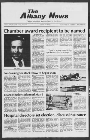 The Albany News (Albany, Tex.), Vol. 113, No. 37, Ed. 1 Thursday, February 23, 1989