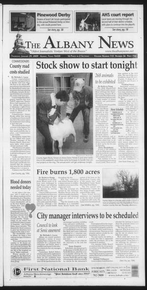 The Albany News (Albany, Tex.), Vol. 133, No. 36, Ed. 1 Thursday, January 29, 2009