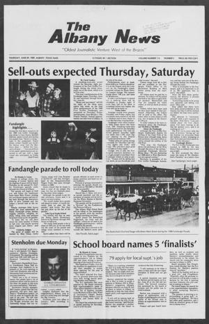 The Albany News (Albany, Tex.), Vol. 114, No. 3, Ed. 1 Thursday, June 29, 1989