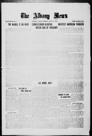 The Albany News (Albany, Tex.), Vol. 37, No. 2, Ed. 1 Friday, June 25, 1920