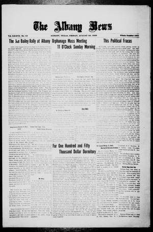 The Albany News (Albany, Tex.), Vol. 37, No. 10, Ed. 1 Friday, August 20, 1920