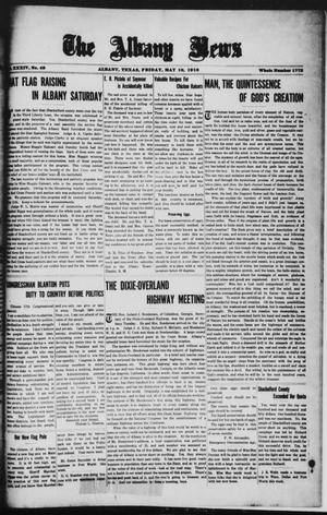 The Albany News (Albany, Tex.), Vol. 34, No. 49, Ed. 1 Friday, May 10, 1918