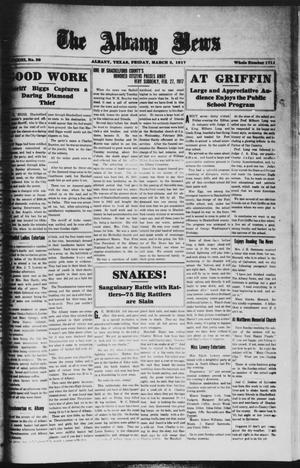 The Albany News (Albany, Tex.), Vol. 33, No. 39, Ed. 1 Friday, March 2, 1917