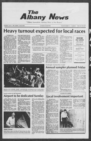 The Albany News (Albany, Tex.), Vol. 113, No. 47, Ed. 1 Thursday, May 4, 1989