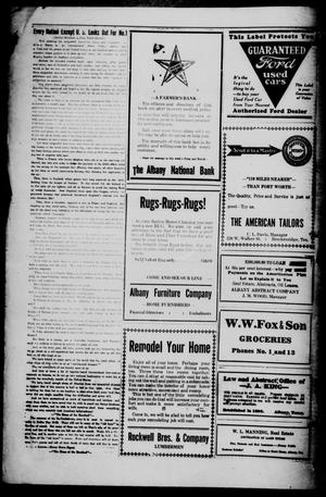 The Albany News (Albany, Tex.), Vol. [41], No. [42], Ed. 1 Friday, May 8, 1925