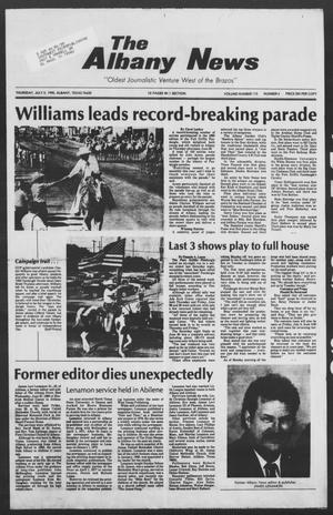 The Albany News (Albany, Tex.), Vol. 115, No. 4, Ed. 1 Thursday, July 5, 1990
