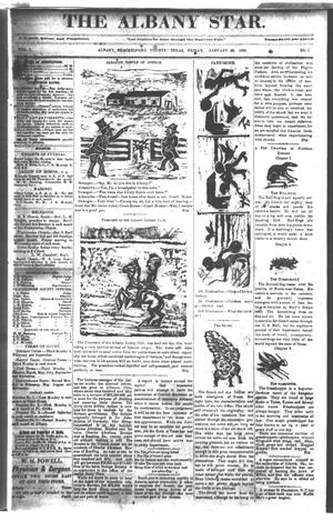 The Albany Star. (Albany, Tex.), Vol. 1, No. 5, Ed. 1 Friday, January 26, 1883