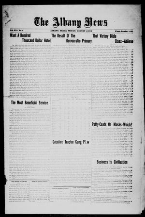 The Albany News (Albany, Tex.), Vol. 41, No. 4, Ed. 1 Friday, August 1, 1924