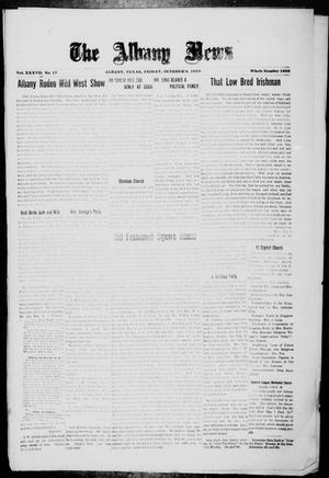 The Albany News (Albany, Tex.), Vol. 37, No. 17, Ed. 1 Friday, October 8, 1920
