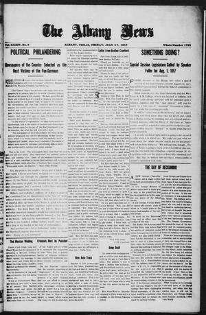 The Albany News (Albany, Tex.), Vol. 34, No. 8, Ed. 1 Friday, July 27, 1917