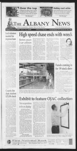 Primary view of object titled 'The Albany News (Albany, Tex.), Vol. 133, No. 33, Ed. 1 Thursday, January 8, 2009'.
