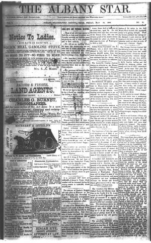 The Albany Star. (Albany, Tex.), Vol. 1, No. 21, Ed. 1 Friday, May 18, 1883
