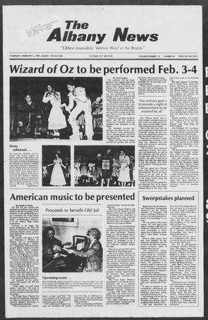 The Albany News (Albany, Tex.), Vol. 113, No. 34, Ed. 1 Thursday, February 2, 1989