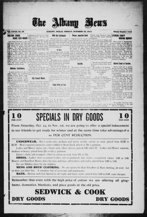 The Albany News (Albany, Tex.), Vol. 32, No. 20, Ed. 1 Friday, October 22, 1915