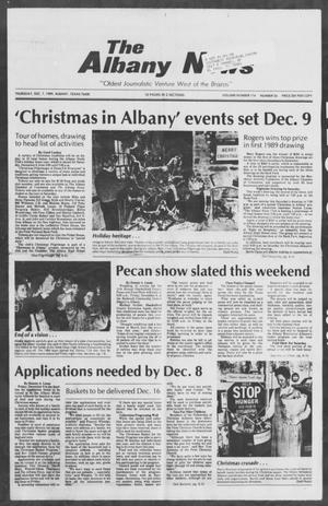 The Albany News (Albany, Tex.), Vol. 114, No. 26, Ed. 1 Thursday, December 7, 1989