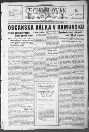 Čechoslovák and Westske Noviny (West, Tex.), Vol. 30, No. 4, Ed. 1 Friday, January 24, 1941