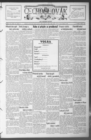 Primary view of object titled 'Čechoslovák and Westske Noviny (West, Tex.), Vol. 29, No. 14, Ed. 1 Friday, April 5, 1940'.