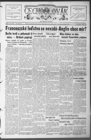 Primary view of object titled 'Čechoslovák and Westske Noviny (West, Tex.), Vol. 29, No. 26, Ed. 1 Friday, June 28, 1940'.