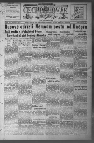 Čechoslovák and Westske Noviny (West, Tex.), Vol. 33, No. 1, Ed. 1 Friday, January 7, 1944