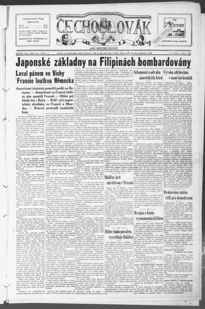 Primary view of object titled 'Čechoslovák and Westske Noviny (West, Tex.), Vol. 31, No. 16, Ed. 1 Friday, April 17, 1942'.