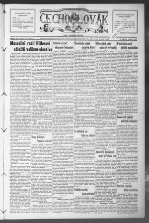 Čechoslovák and Westske Noviny (West, Tex.), Vol. 29, No. 12, Ed. 1 Friday, March 22, 1940