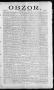 Newspaper: Obzor. (Hallettsville, Tex.), Vol. 16, No. 9, Ed. 1 Saturday, Decembe…