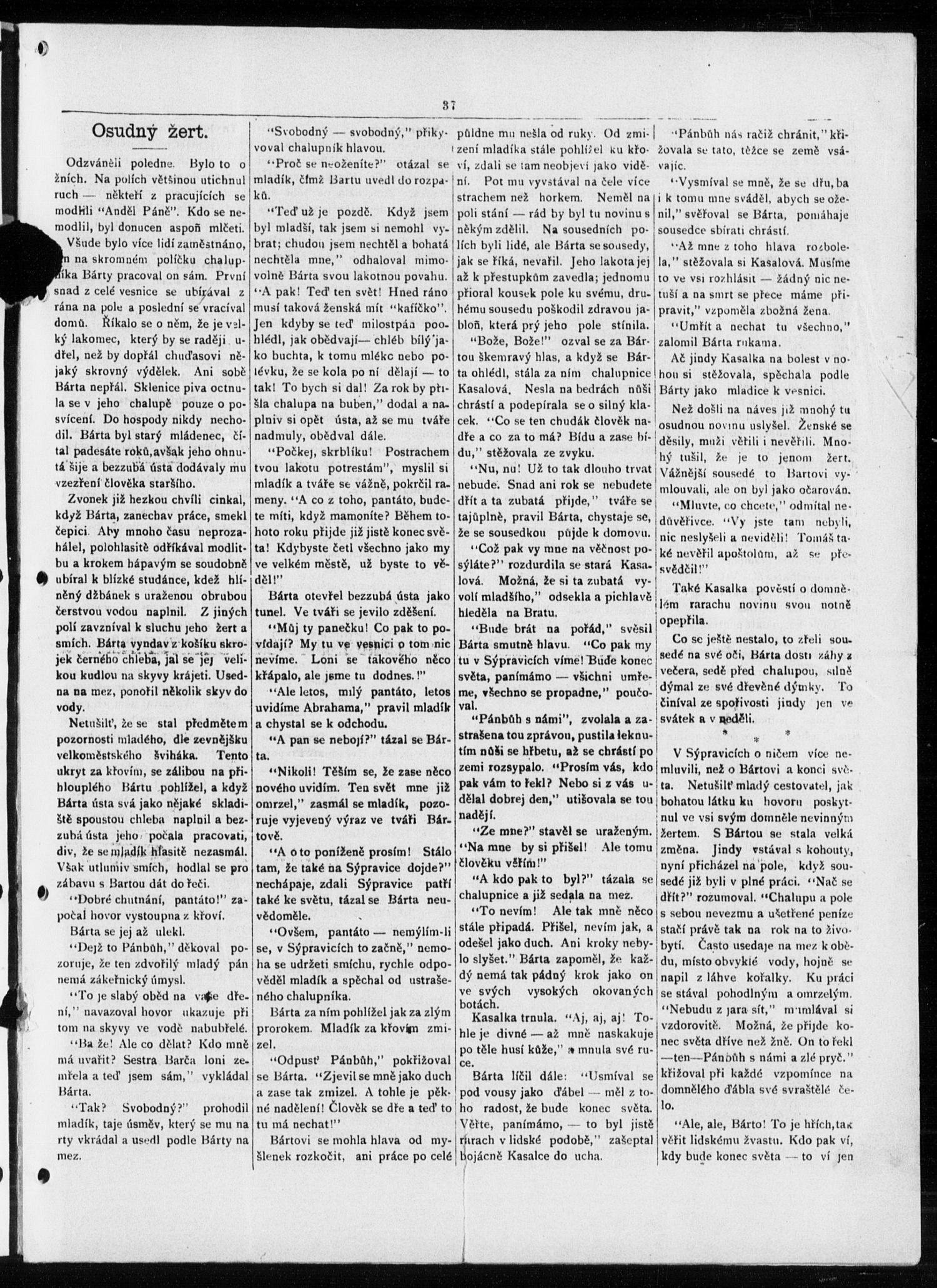 Obzor. (Hallettsville, Tex.), Vol. 15, No. 3, Ed. 1 Friday, September 1, 1905
                                                
                                                    [Sequence #]: 5 of 16
                                                