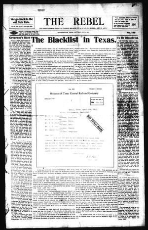 Primary view of object titled 'The Rebel (Hallettsville, Tex.), Vol. [4], No. 155, Ed. 1 Saturday, July 4, 1914'.