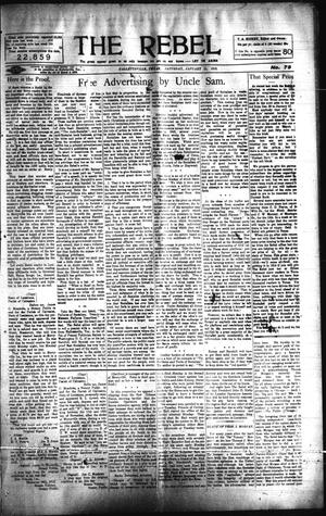 The Rebel (Hallettsville, Tex.), Vol. [2], No. 79, Ed. 1 Saturday, January 11, 1913
