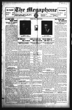 The Megaphone (Georgetown, Tex.), Vol. 13, No. 17, Ed. 1 Tuesday, February 17, 1920