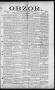 Newspaper: Obzor. (Hallettsville, Tex.), Vol. 18, No. 9, Ed. 1 Thursday, Novembe…