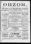 Newspaper: Obzor. (Hallettsville, Tex.), Vol. 15, No. 12, Ed. 1 Monday, January …