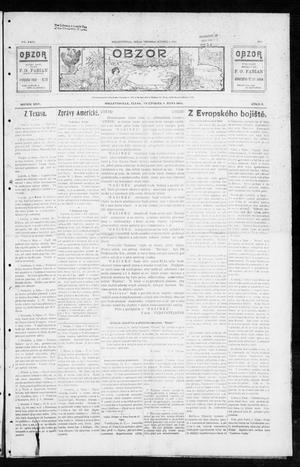 Obzor (Hallettsville, Tex.), Vol. 24, No. 5, Ed. 1 Thursday, October 8, 1914