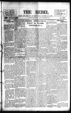The Rebel (Hallettsville, Tex.), Vol. [5], No. 236, Ed. 1 Saturday, February 5, 1916