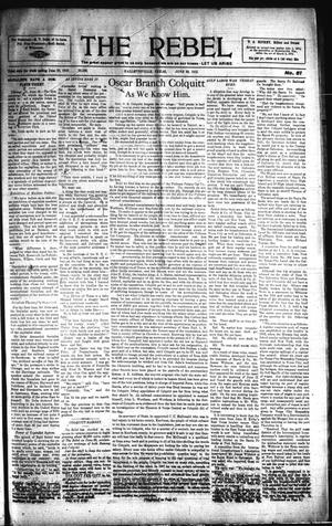 Primary view of object titled 'The Rebel (Hallettsville, Tex.), Vol. [1], No. 51, Ed. 1 Saturday, June 22, 1912'.
