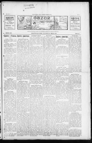 Obzor (Hallettsville, Tex.), Vol. 23, No. 33, Ed. 1 Thursday, March 19, 1914