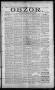 Newspaper: Obzor. (Hallettsville, Tex.), Vol. 19, No. 13, Ed. 1 Thursday, Octobe…