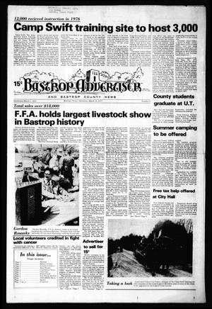 Primary view of object titled 'Bastrop Advertiser and Bastrop County News (Bastrop, Tex.), No. 4, Ed. 1 Thursday, March 24, 1977'.